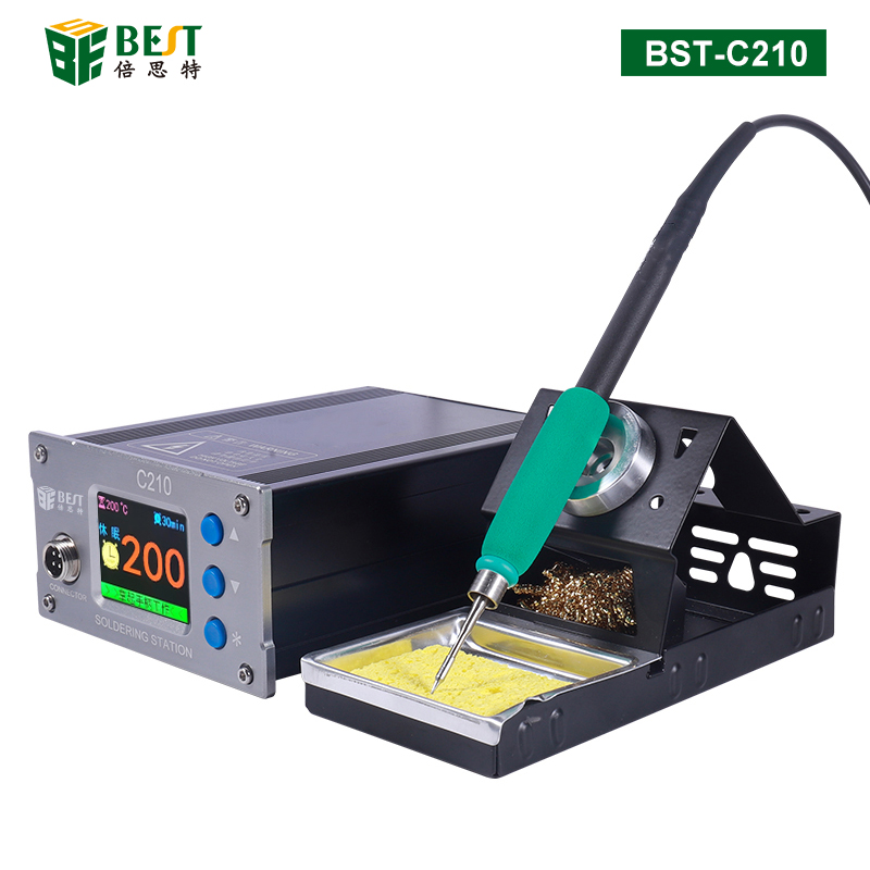 BST-C210 智能多功能焊臺 大功率焊臺 快速升溫 電烙鐵焊筆手機(jī)電腦微型維修焊接工具